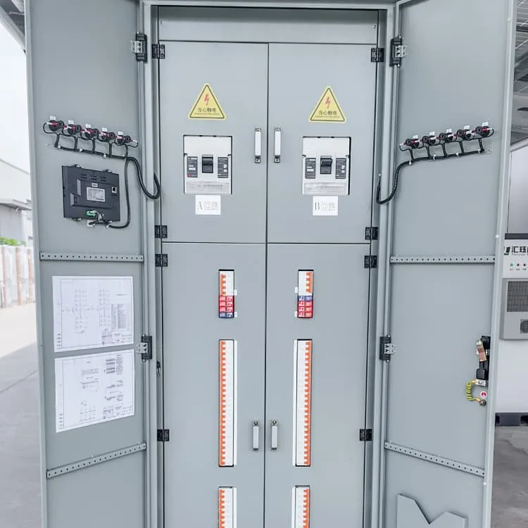 8-cell battery cabinet installation