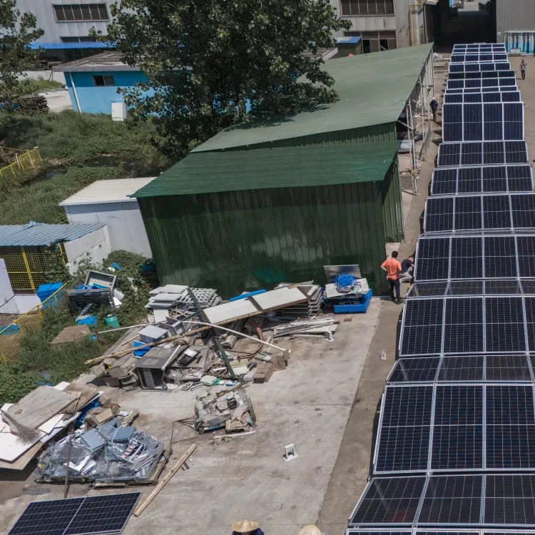 Solar panel photovoltaic power generation field installation